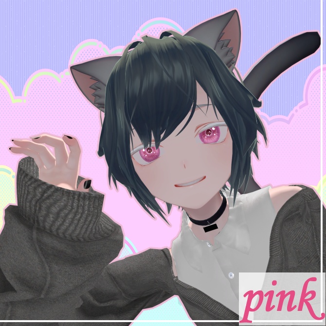 【くうた-Kuuta 】 ゆるふわグラデOdd Eye Texture