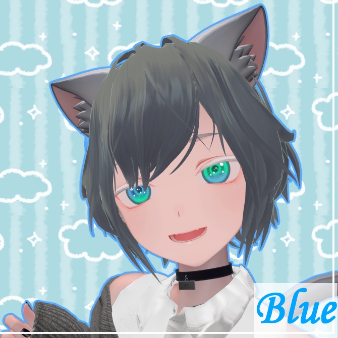 【くうた-Kuuta 】 ゆるふわグラデOdd Eye Texture