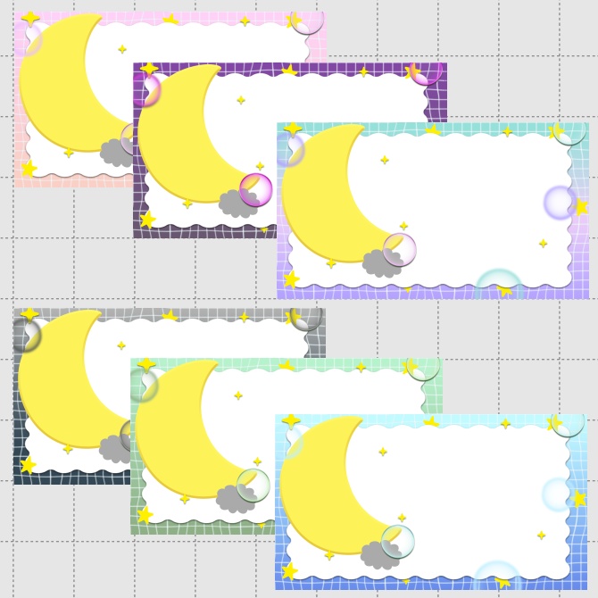 【サムネイル素材】無配あり♡雑談&歌枠配信用!全6色【Vtuber/配信者向け】
