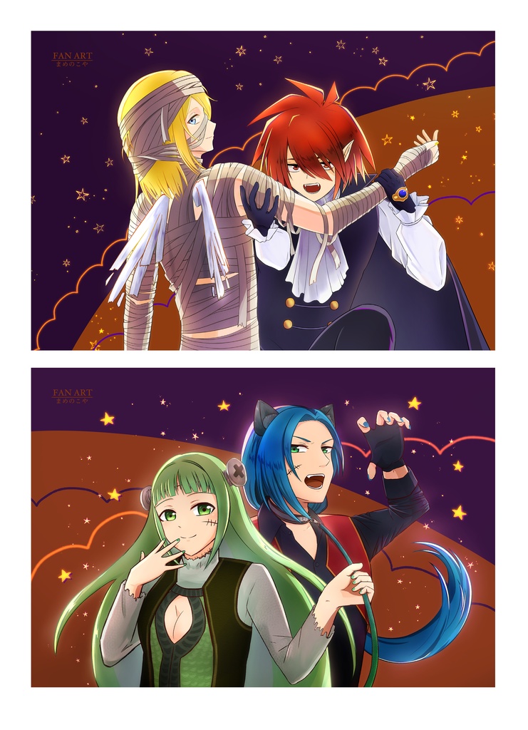 ハロウィンポストカード