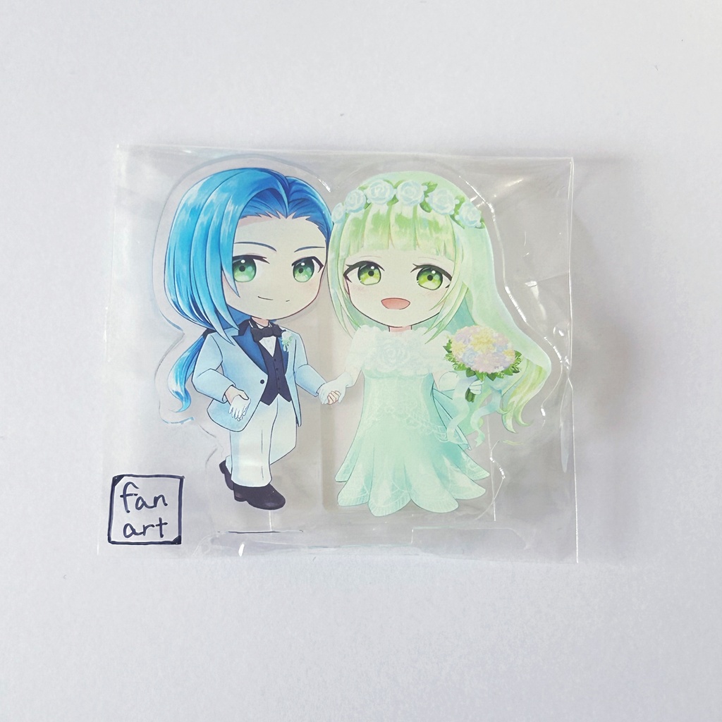 ウェディング柄・ミニキャラアクリルスタンド