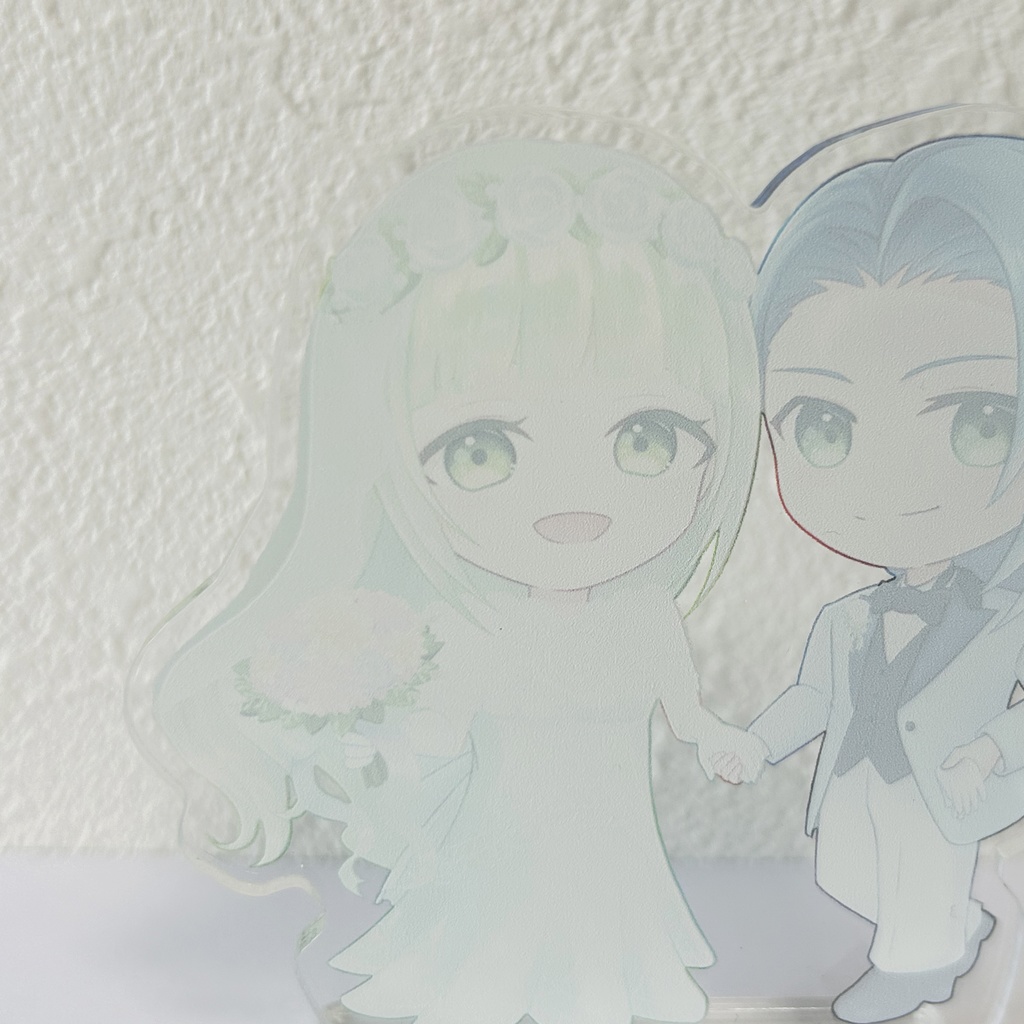 ウェディング柄・ミニキャラアクリルスタンド