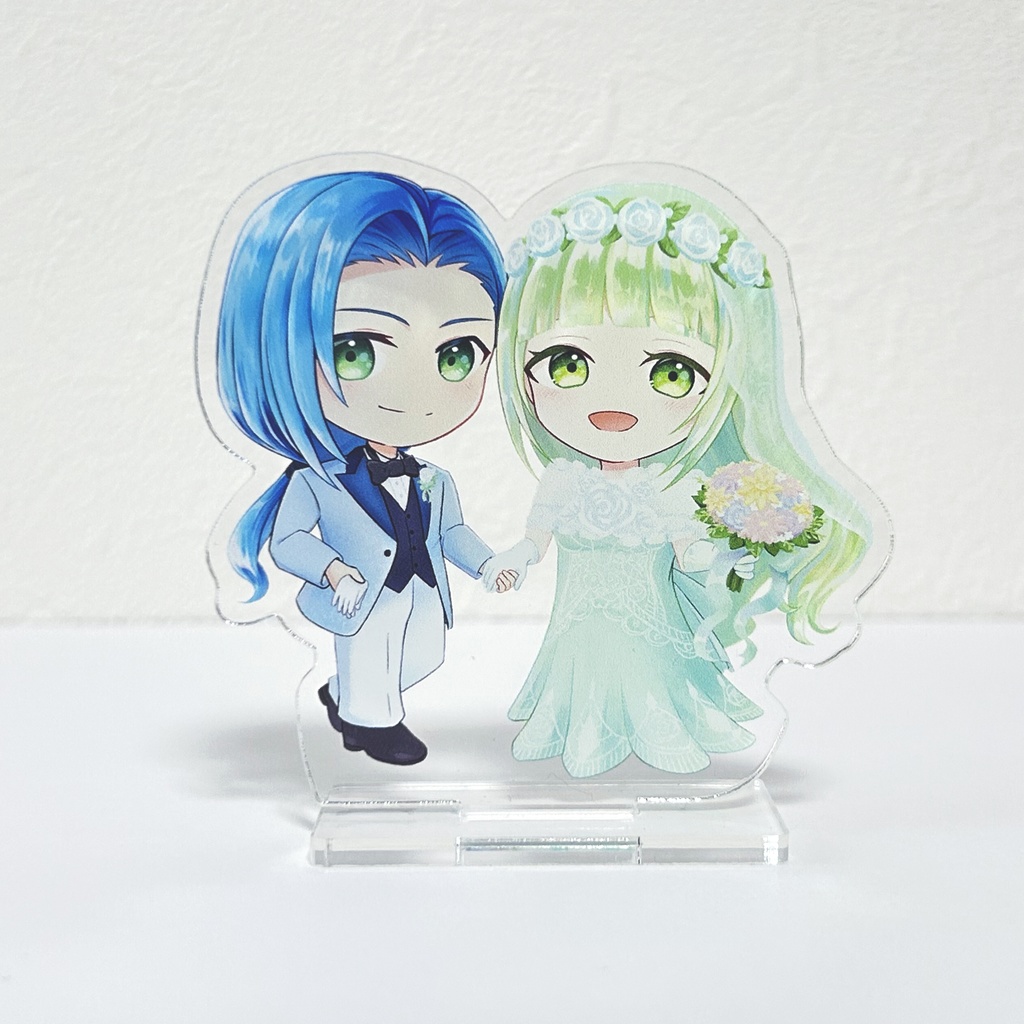 ウェディング柄・ミニキャラアクリルスタンド