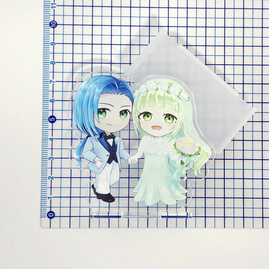 ウェディング柄・ミニキャラアクリルスタンド
