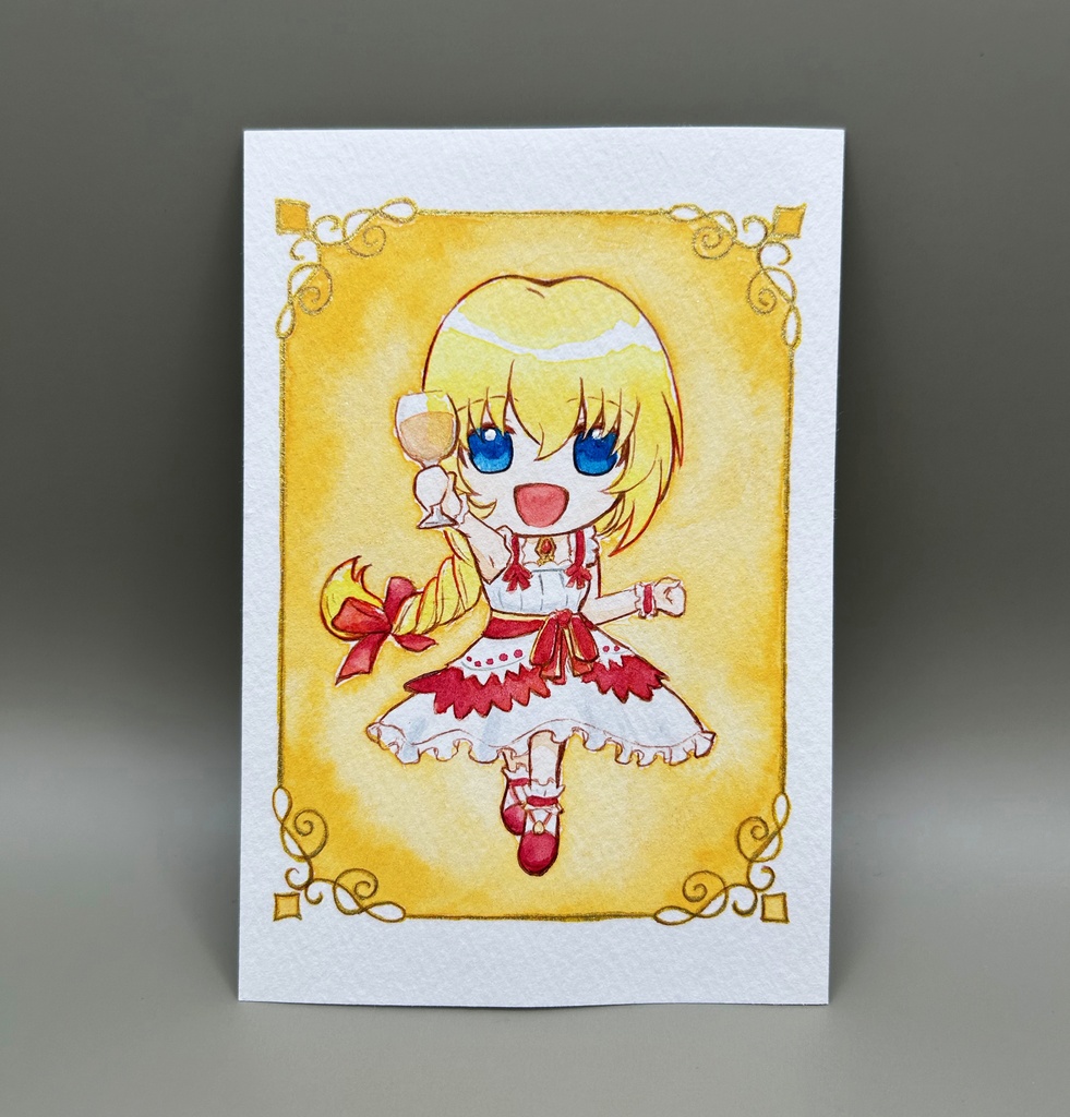 正装ミニキャライラストアナログ4枚セット