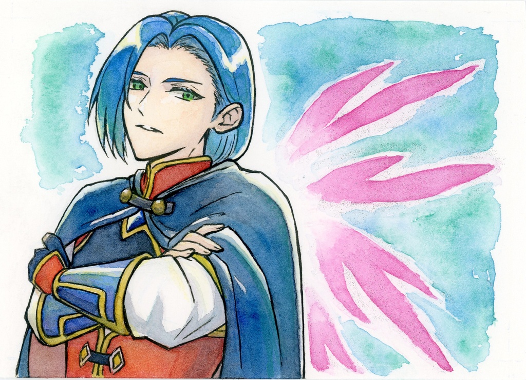 天使体アナログイラスト