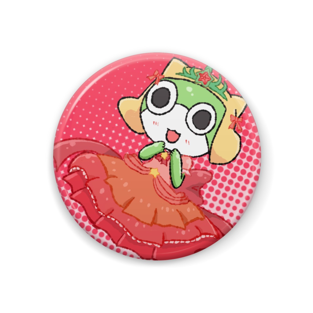 ケロロ姫 缶バッジ