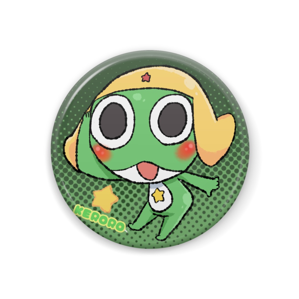 ケロロ小隊缶バッジ ケロロ軍曹