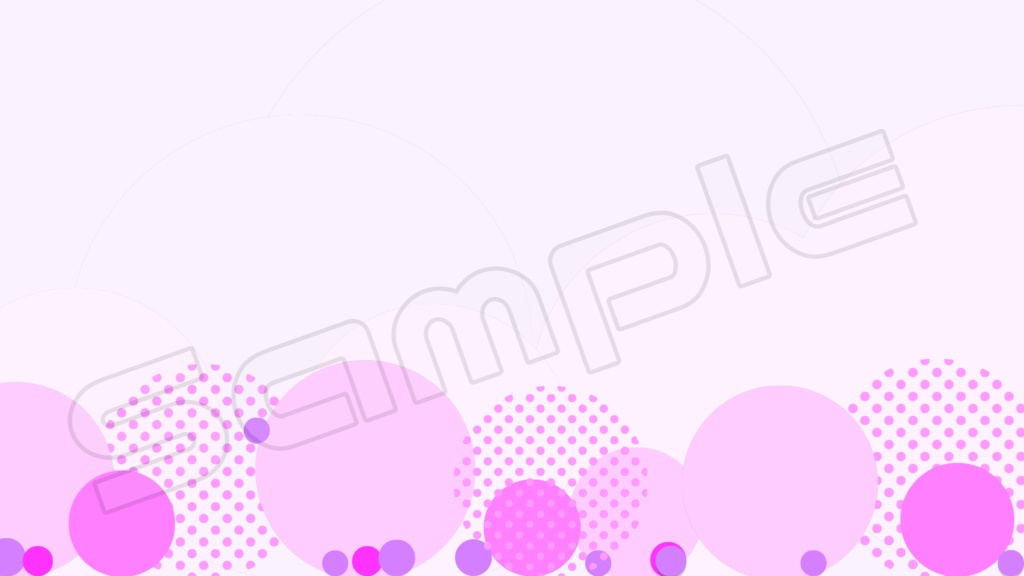 動く配信画面素材【シンプル_サークル】