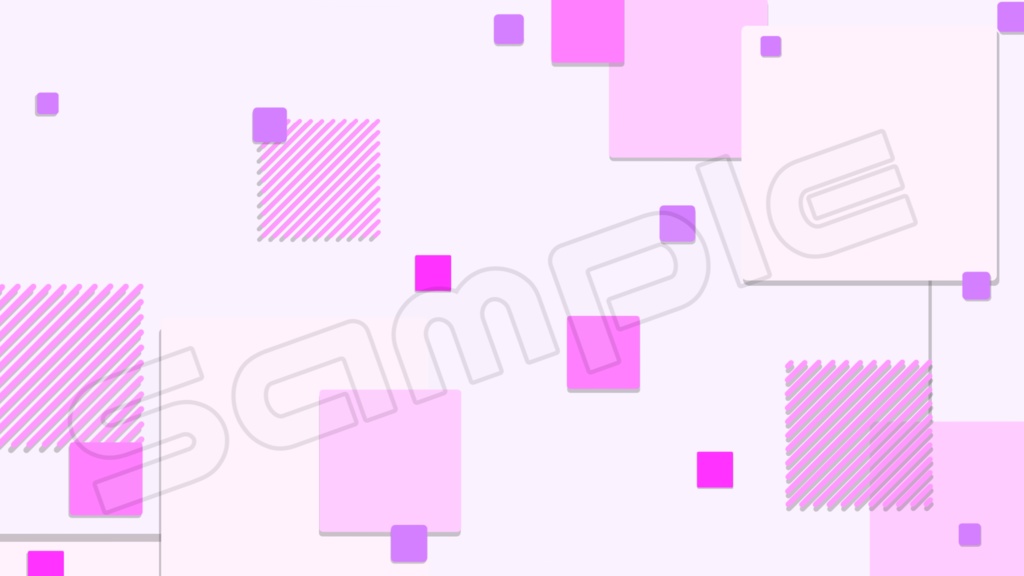 動く配信画面素材【シンプル_スクエア】