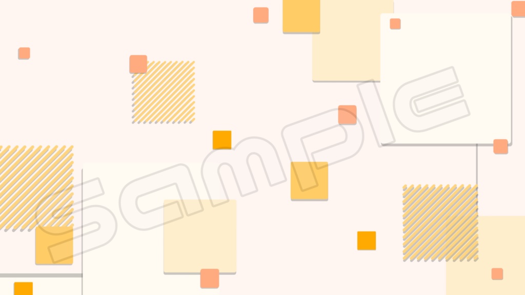 動く配信画面素材【シンプル_スクエア】