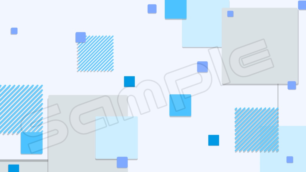 動く配信画面素材【シンプル_スクエア】