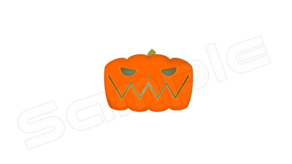 動く配信画面素材【おかしなハロウィン】