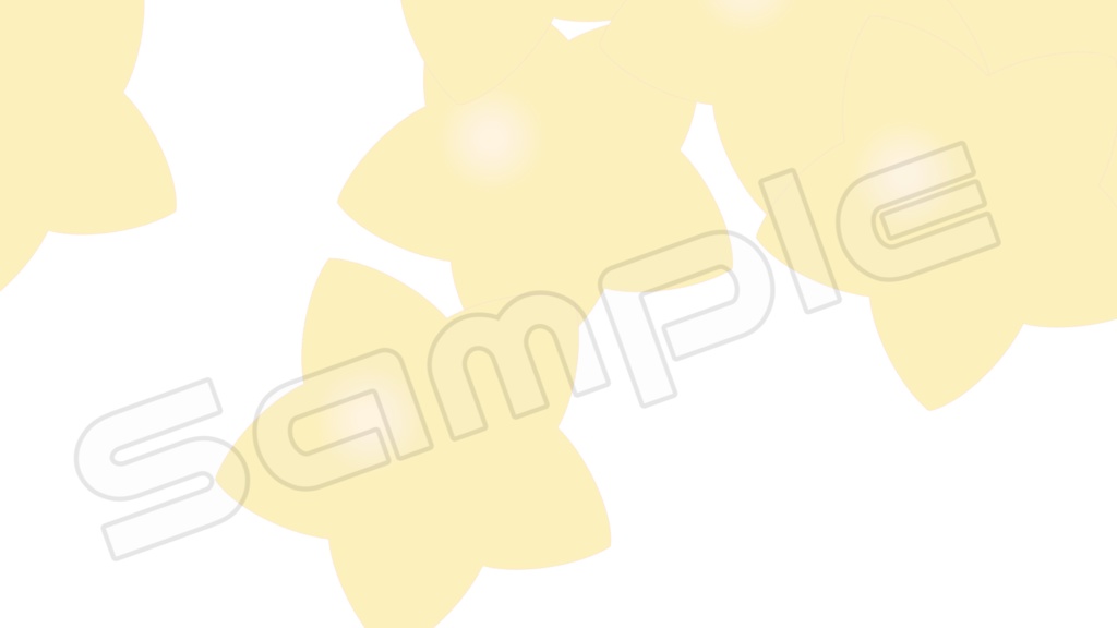 動く配信画面素材【星月夜】【朧月夜】