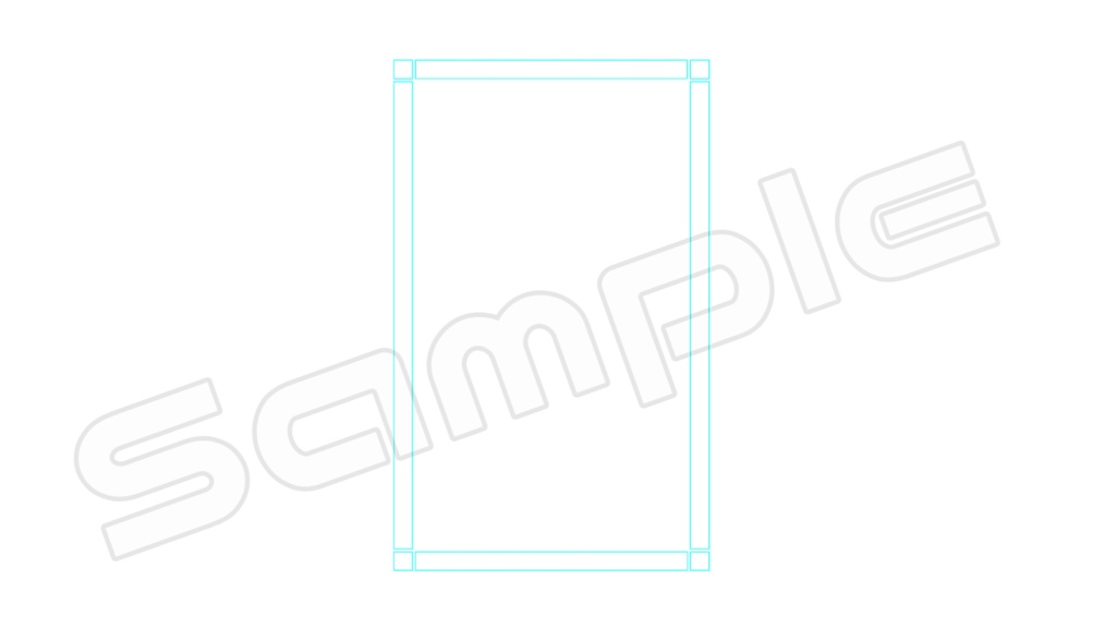 動く配信画面素材【星月夜】【朧月夜】