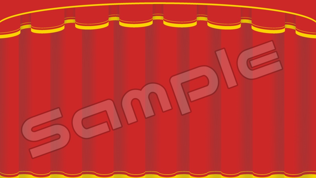 動く配信画面素材【クリスマスステージ】