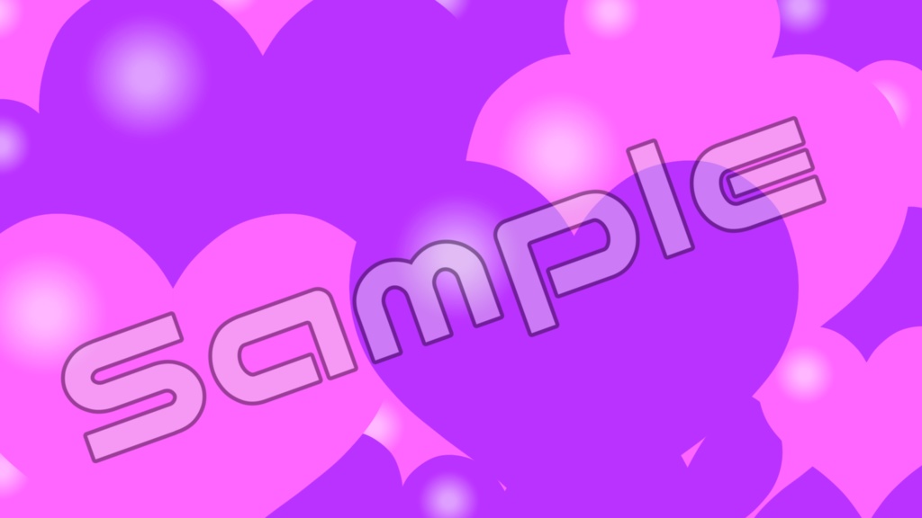 動く配信画面素材【バレンタインローズ】