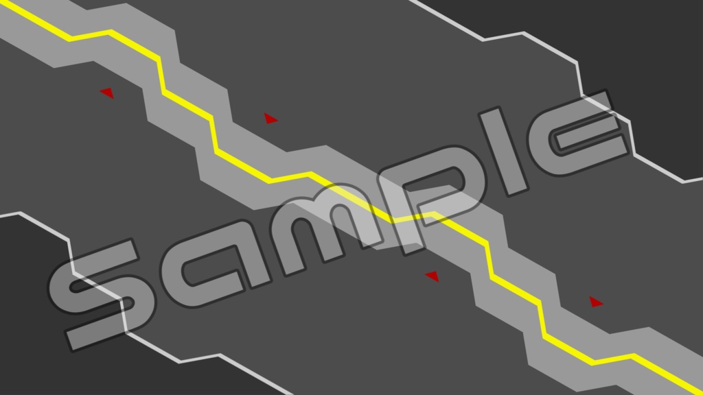 動く配信画面素材【シンプル_サイバー】