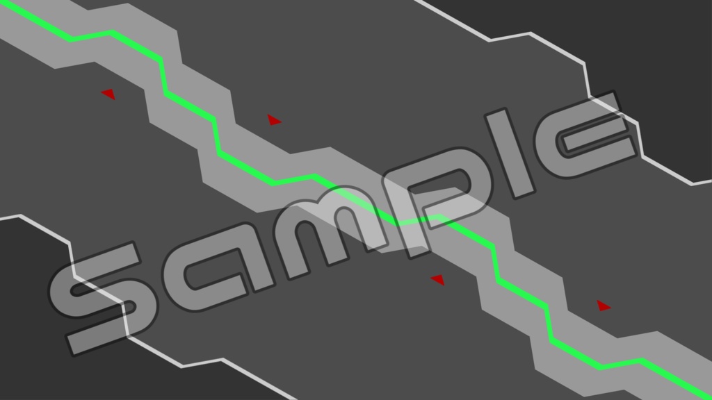 動く配信画面素材【シンプル_サイバー】