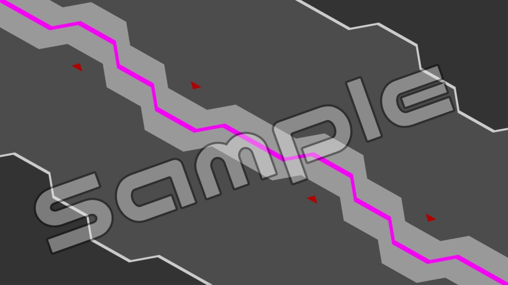 動く配信画面素材【シンプル_サイバー】