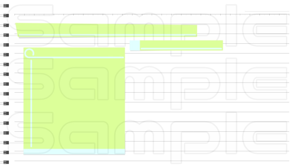 動く配信画面素材【ノート】