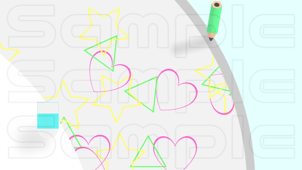 動く配信画面素材【ノート】