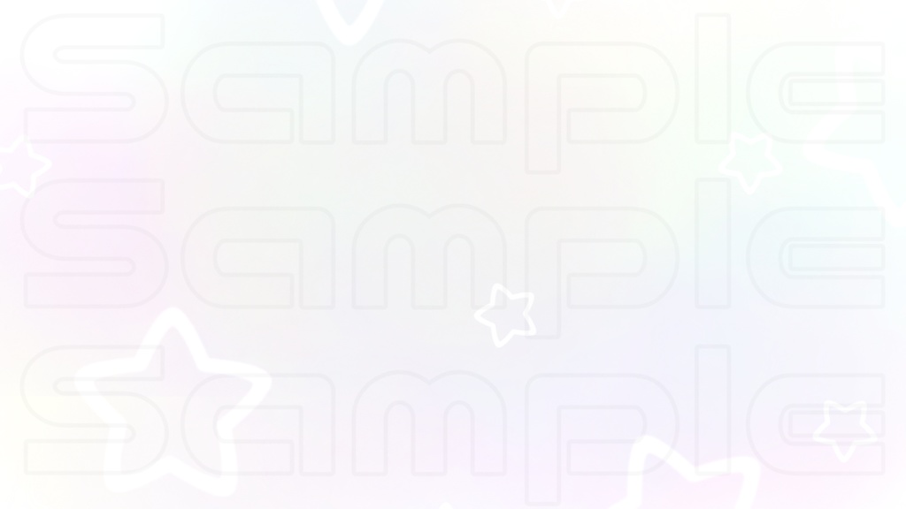 動く配信画面素材【ホシノユメ】