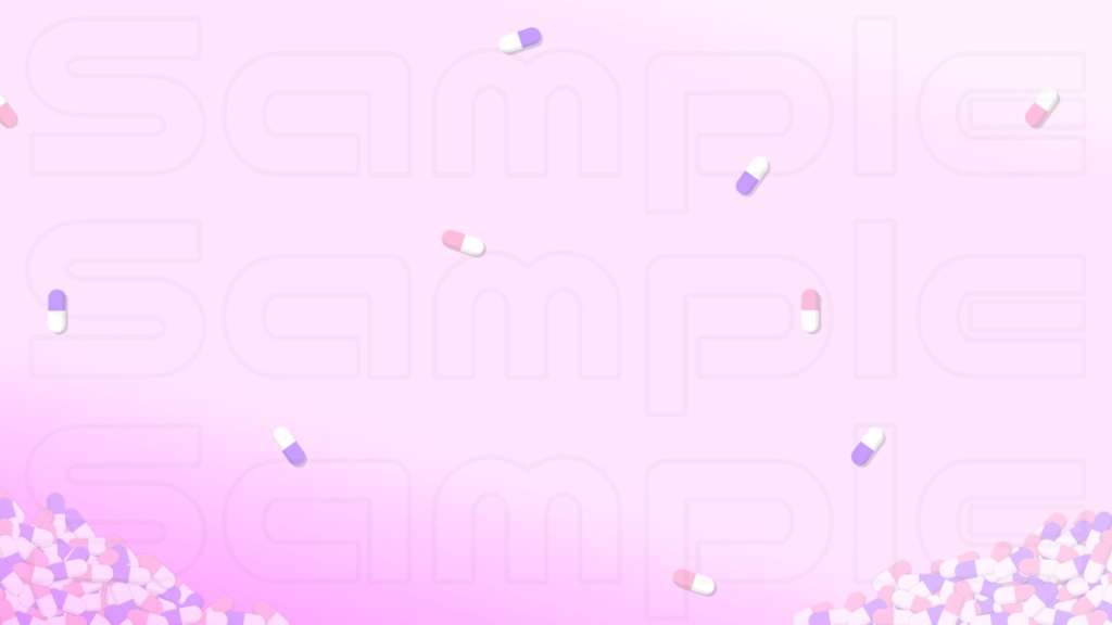 動く配信画面素材【オーバードーズ】