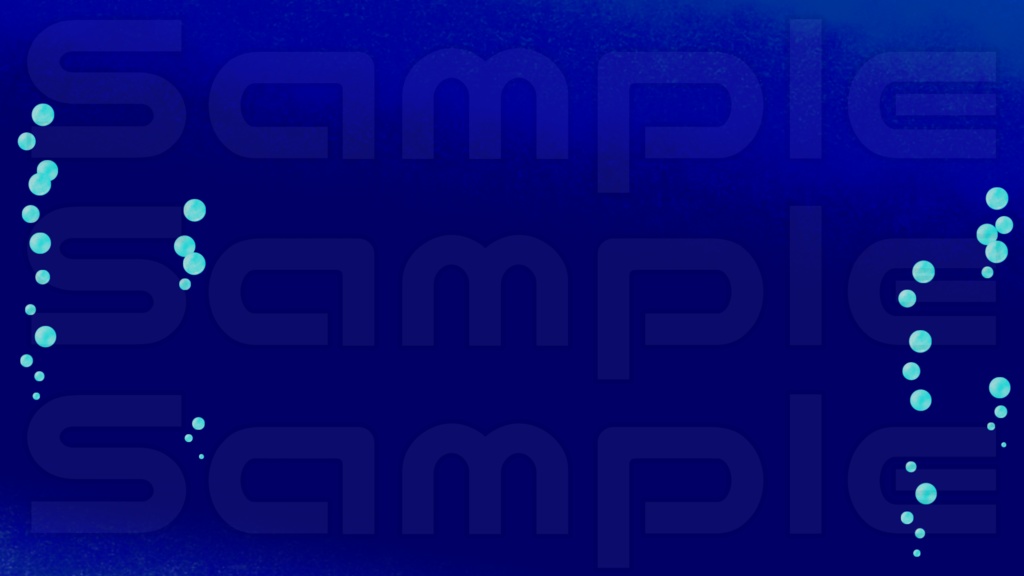 動く配信画面素材【深海】