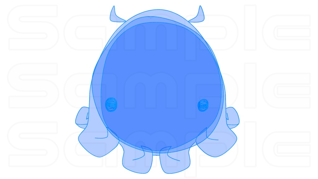 動く配信画面素材【深海】