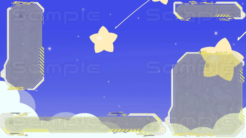 動くコメント枠【デジタルフレーム】