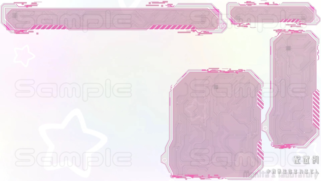 動くコメント枠【デジタルフレーム】