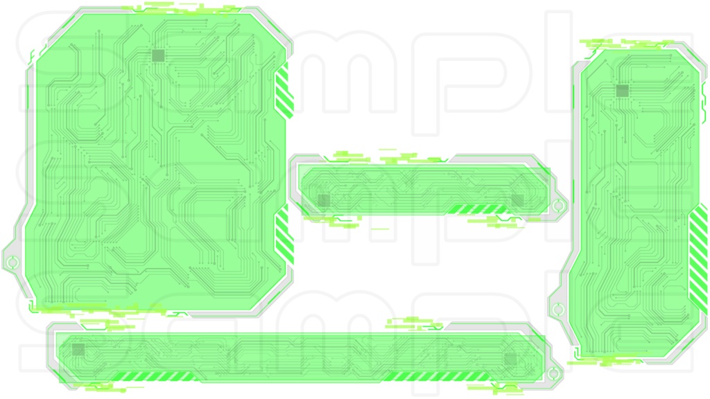 動くコメント枠【デジタルフレーム】