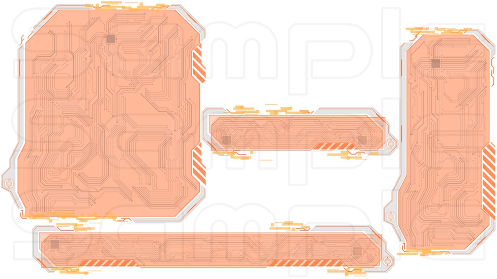 動くコメント枠【デジタルフレーム】