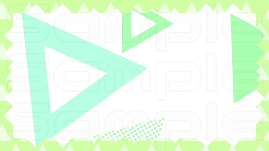 動く配信画面素材【シンプル_トライアングル】