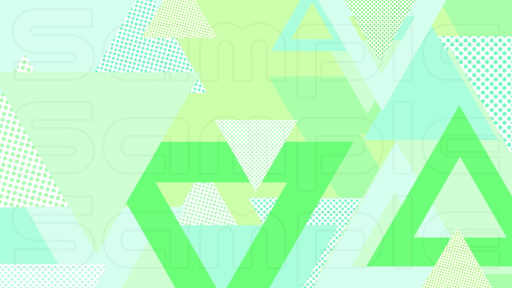 動く配信画面素材【シンプル_トライアングル】