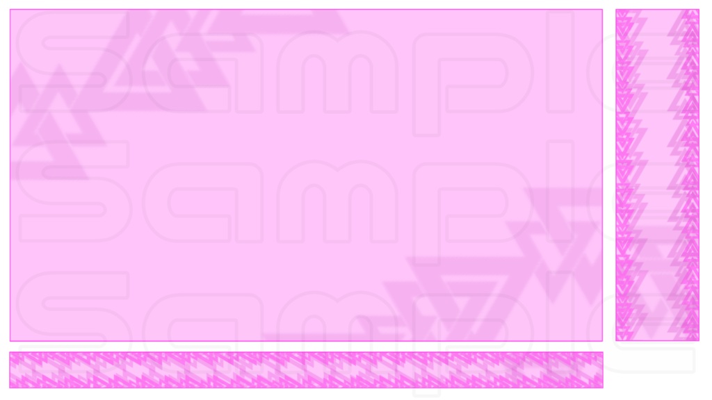 動く配信画面素材【シンプル_トライアングル】