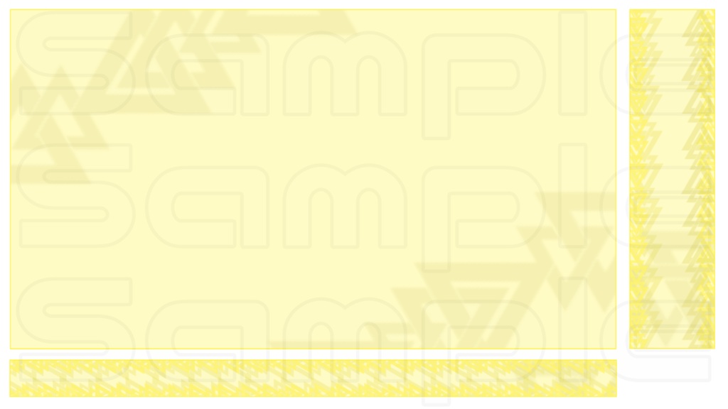 動く配信画面素材【シンプル_トライアングル】