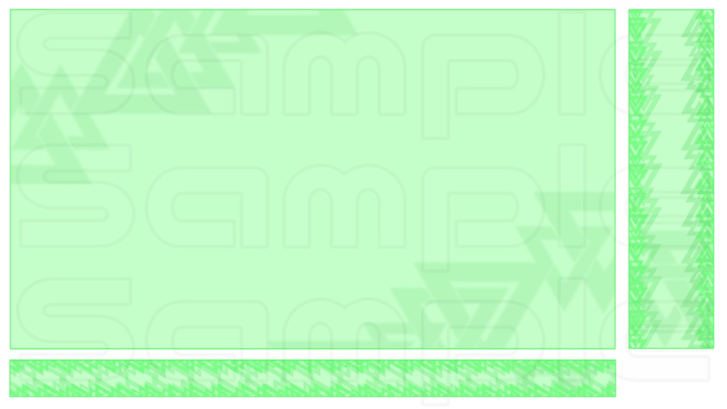 動く配信画面素材【シンプル_トライアングル】