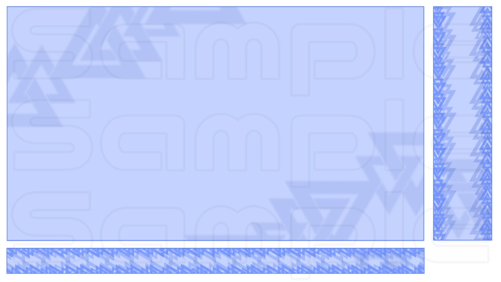 動く配信画面素材【シンプル_トライアングル】