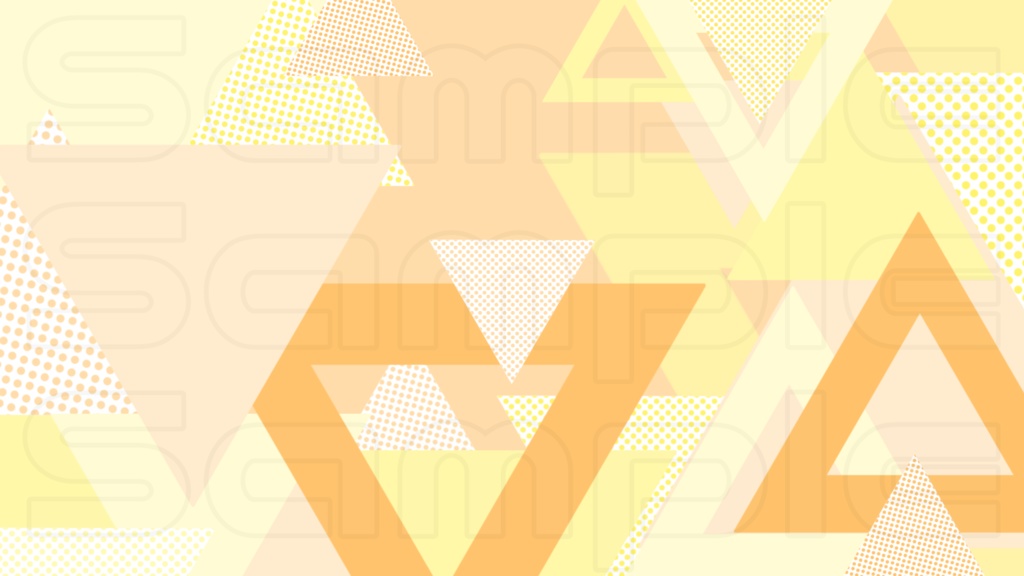 動く配信画面素材【シンプル_トライアングル】