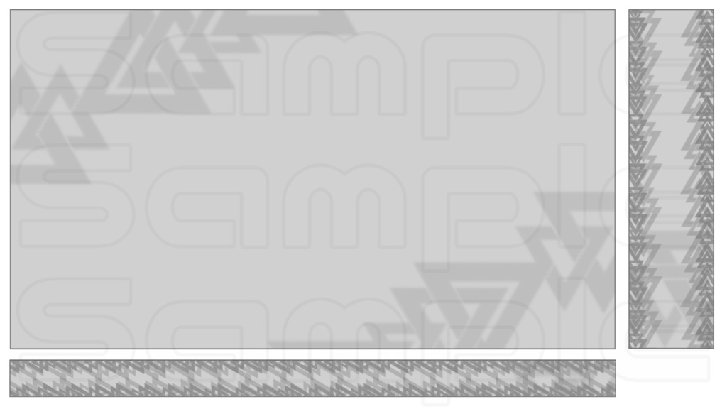 動く配信画面素材【シンプル_トライアングル】
