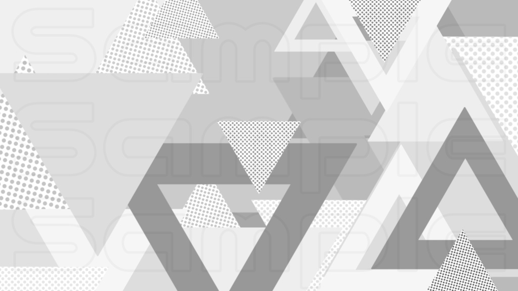 動く配信画面素材【シンプル_トライアングル】