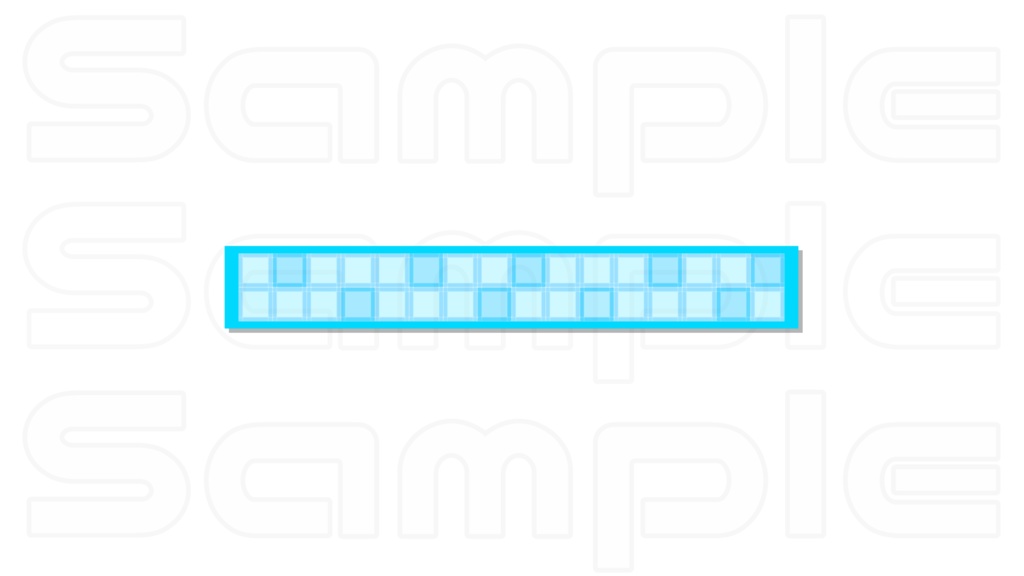 動く配信画面素材【スライドブロック】
