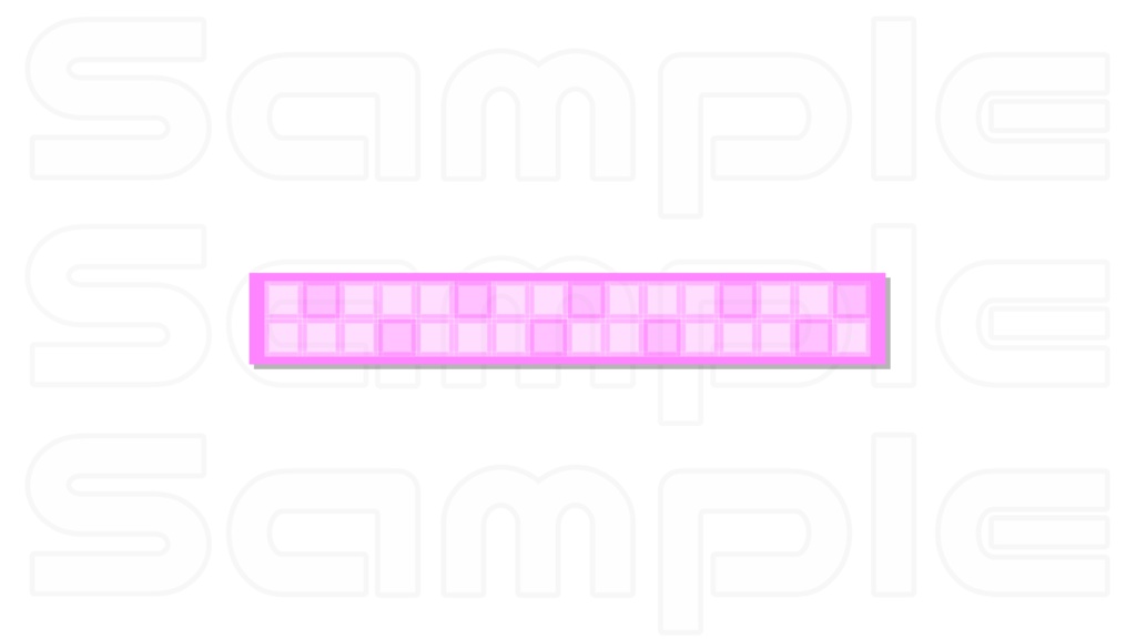 動く配信画面素材【スライドブロック】