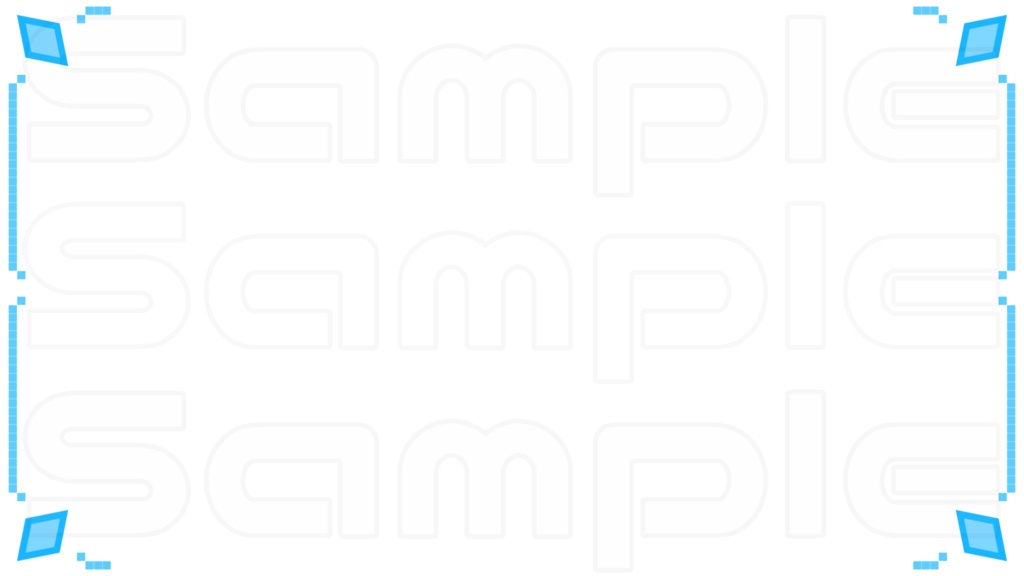 動く配信画面素材【スライドブロック】