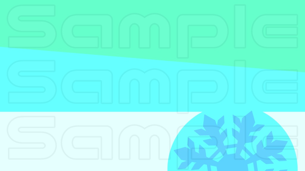 動く配信画面素材【アイスワールド】