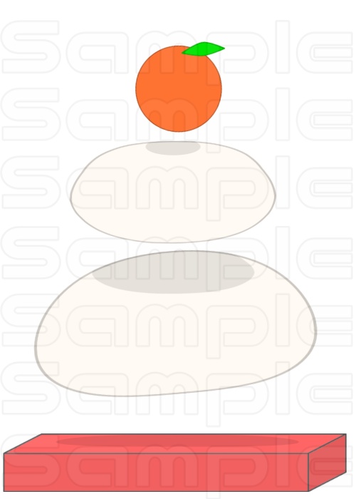 動く配信用小物【鏡餅】