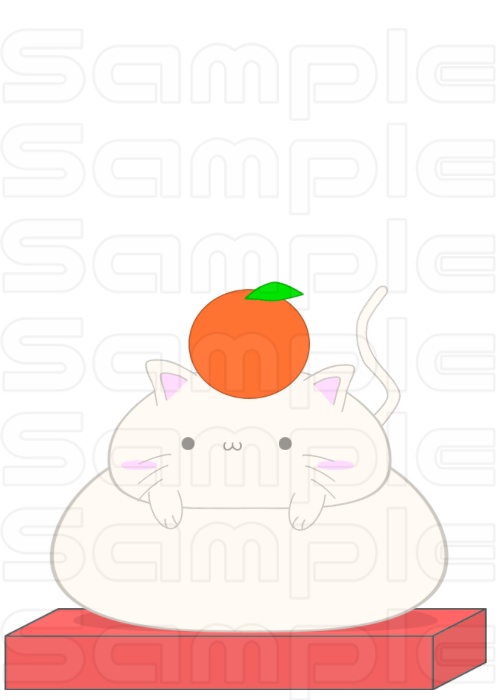 動く配信用小物【鏡餅】