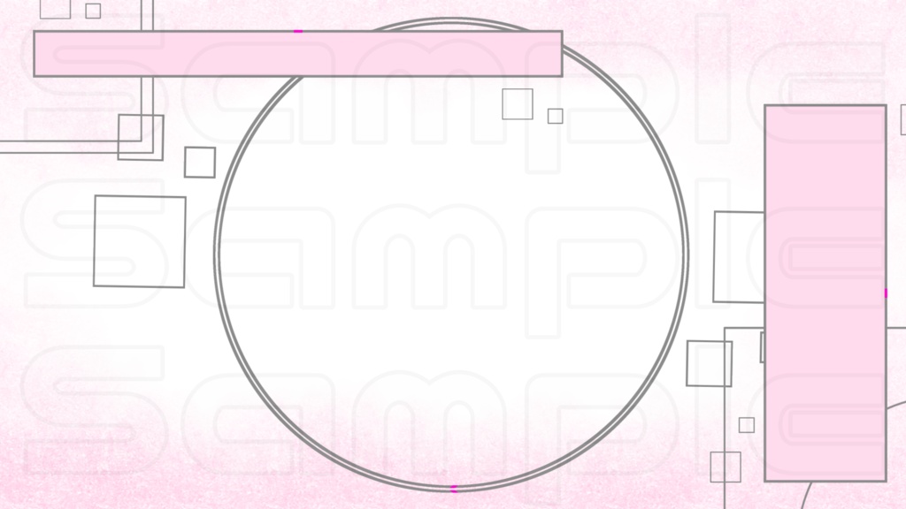 動く配信画面素材【ゆるっとブロック】